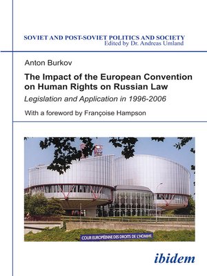 cover image of The Impact of the European Convention on Human Rights on Russian Law